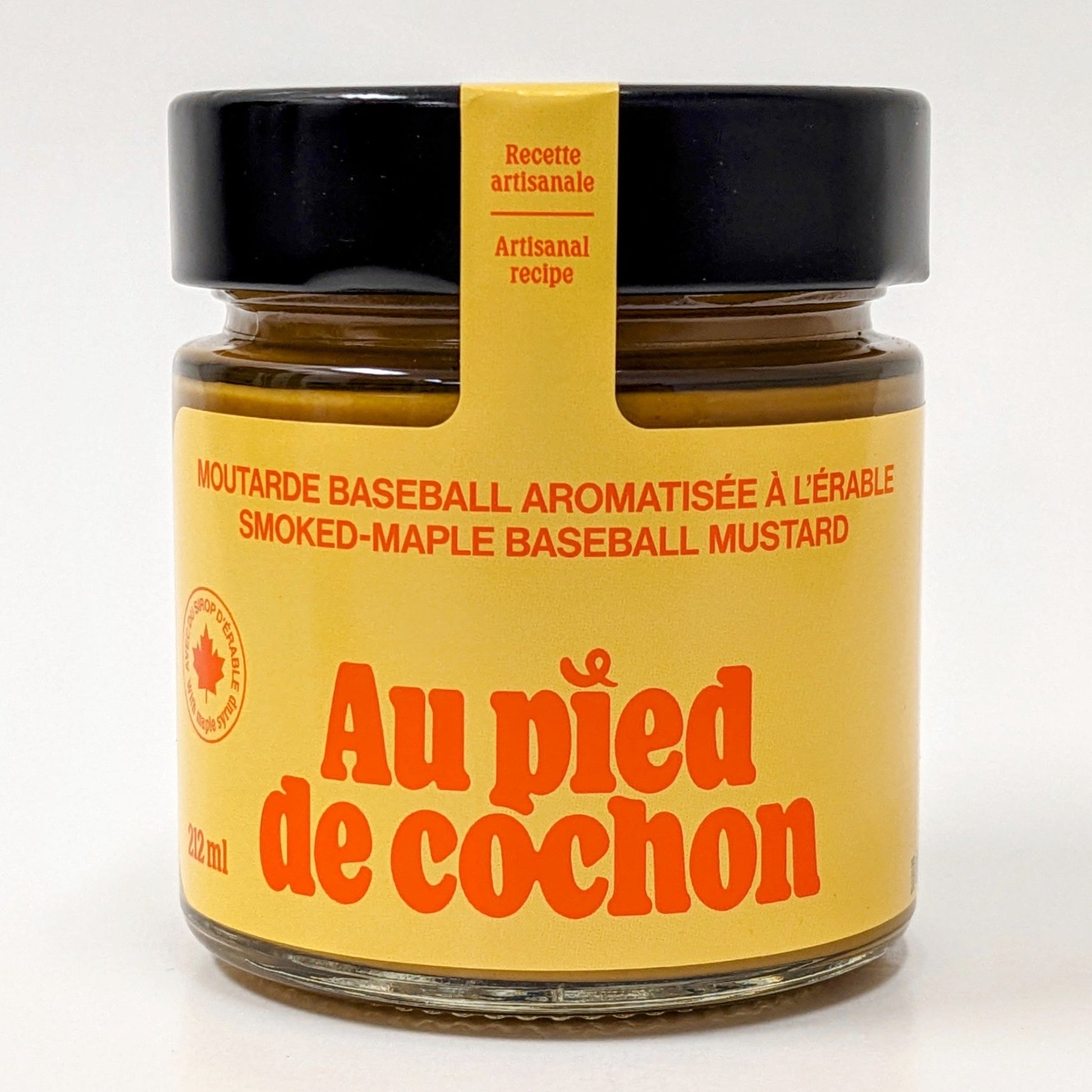 Moutarde Baseball aromatisée à l'érable