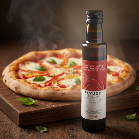 Huile d'olive extra vierge pour pizza - Favuzzi