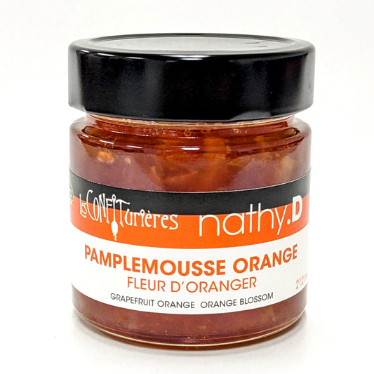 Confiture Pamplemousse orange et fleur d'oranger - Les Confiturières