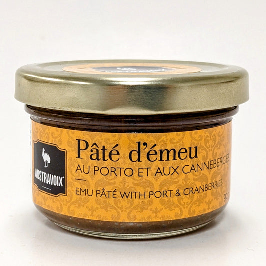 Pâté d'émeu au porto et aux canneberges - Autravoix-Émeu Charlevoix