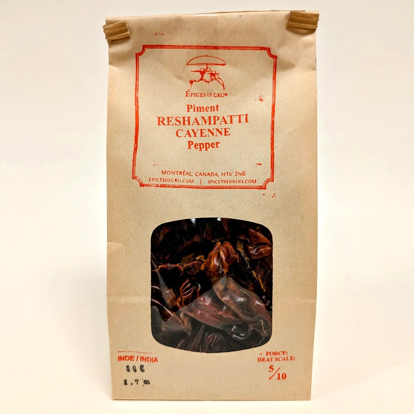 Piments Reshampatti Cayenne entiers