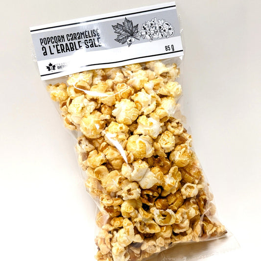 Popcorn caramélisé à l'érable salé - Érablière Bernard