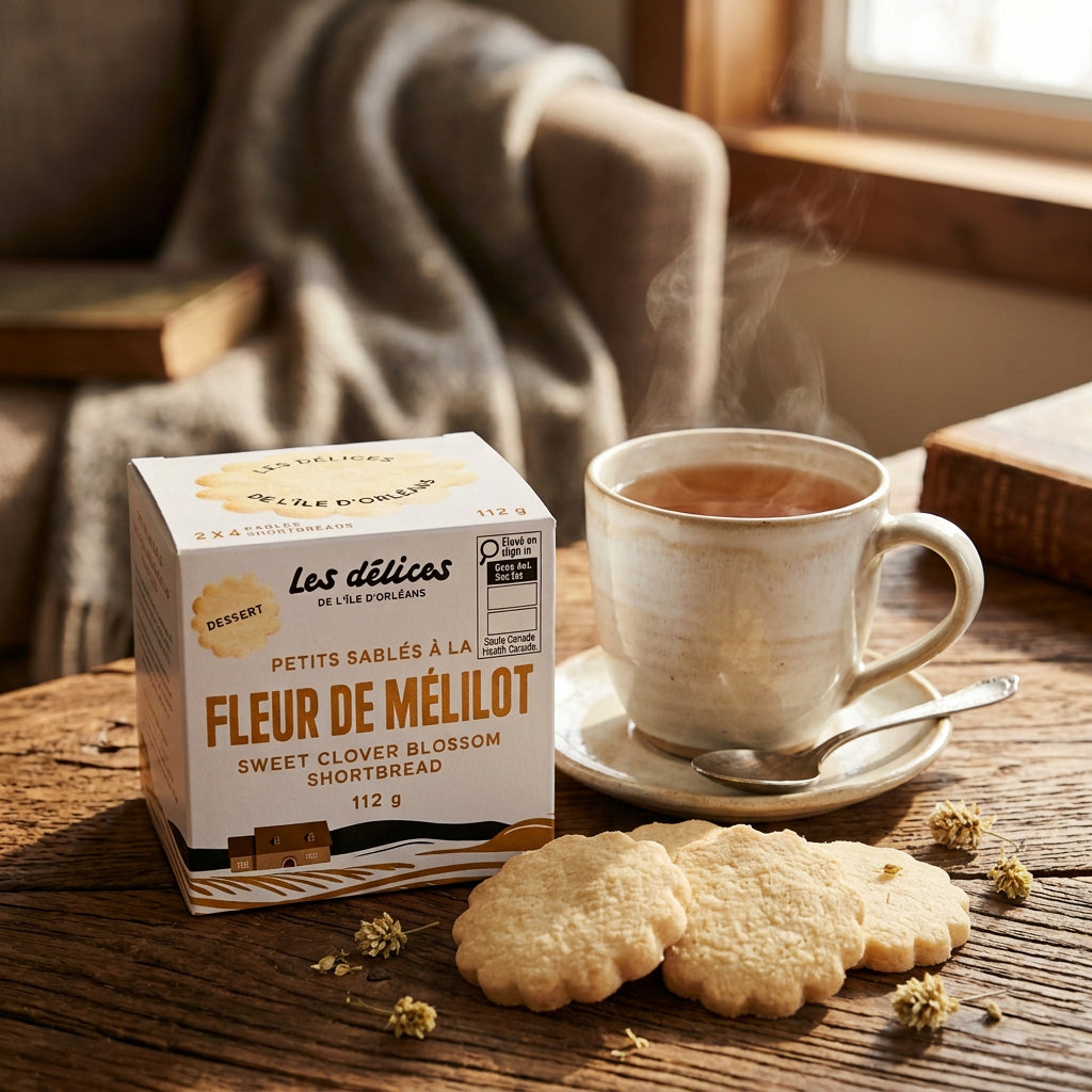 Petits sablés à la fleur de mélilot - Les Délices de l'Île d'Orléans