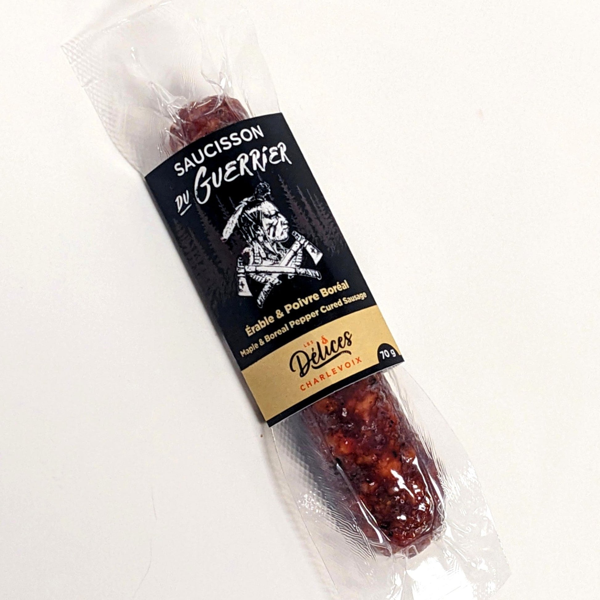 Saucisson du guerrier à l'érable des Épices du guerrier 