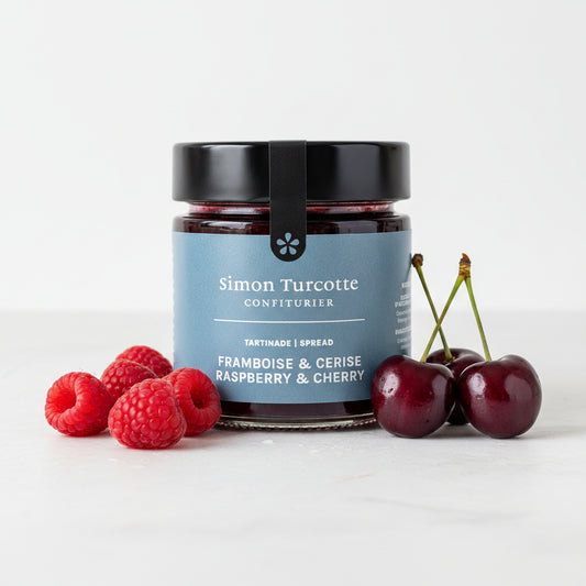 Tartinade Framboise et cerise - Simon Turcotte Confiturier