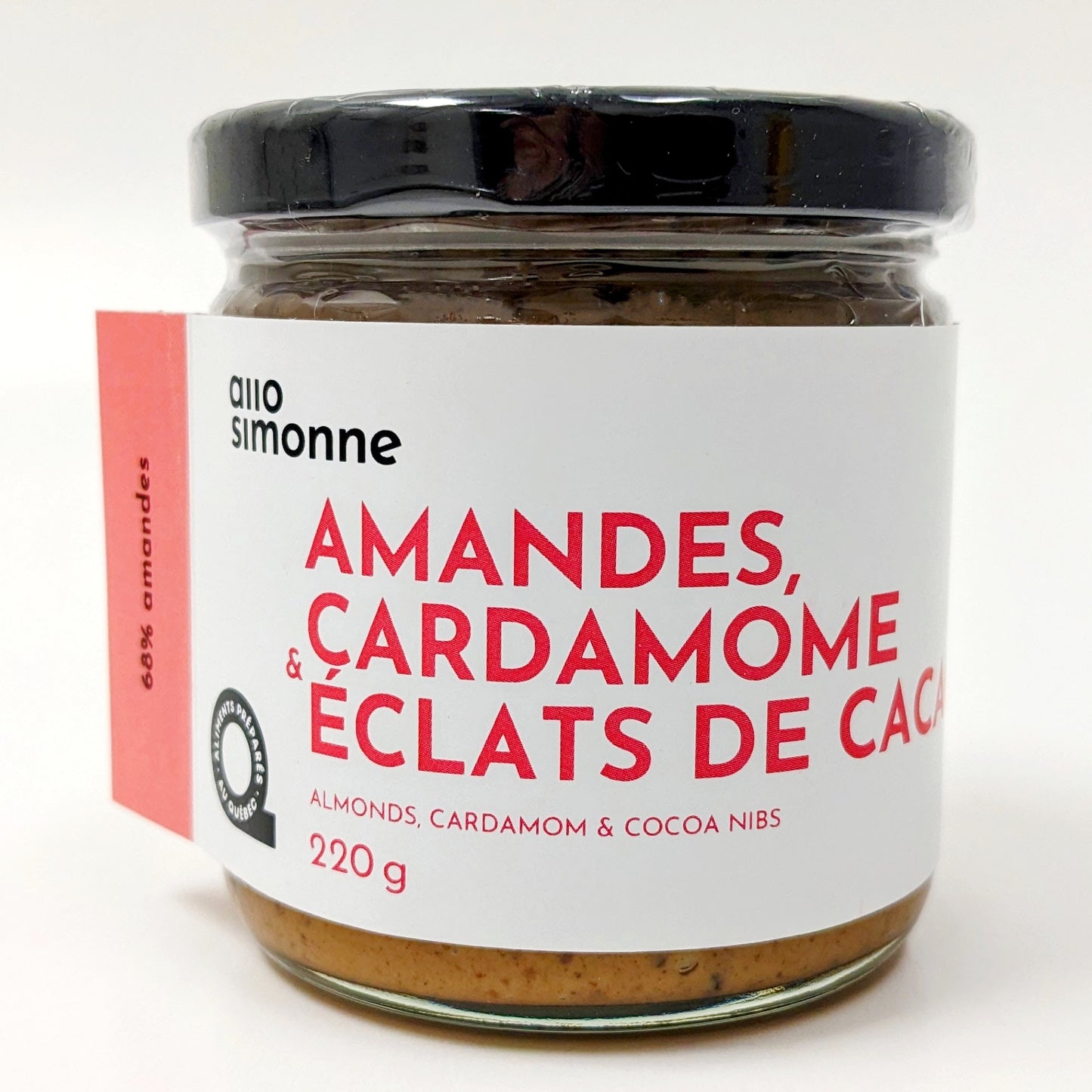 Tartinade amandes, cardamome & éclats de cacao - Allo Simonne