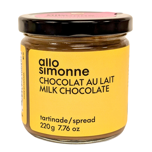 Tartinade Noisettes et chocolat au lait - Allo Simonne