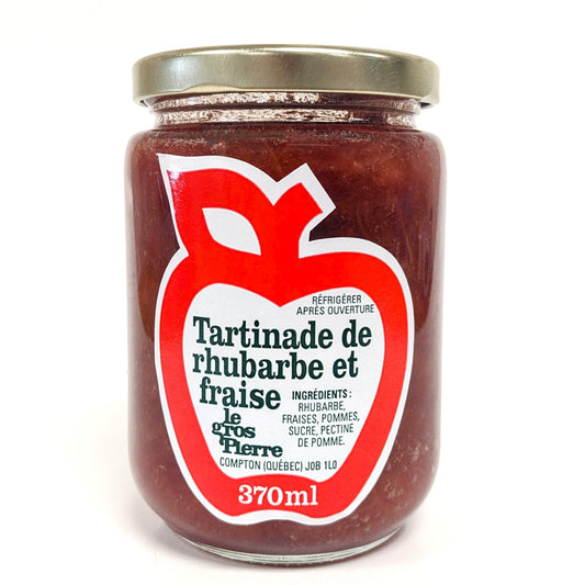 Tartinade de rhubarbe et fraise - Verger Le Gros Pierre