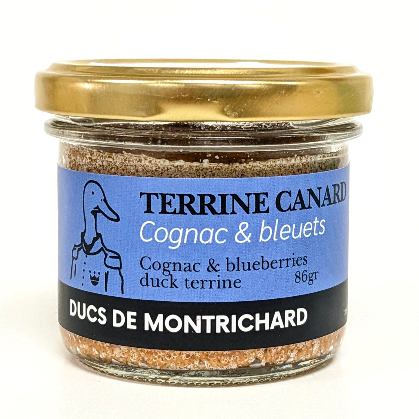 Terrine pur canard cognac et bleuets Ducs de Montrichard