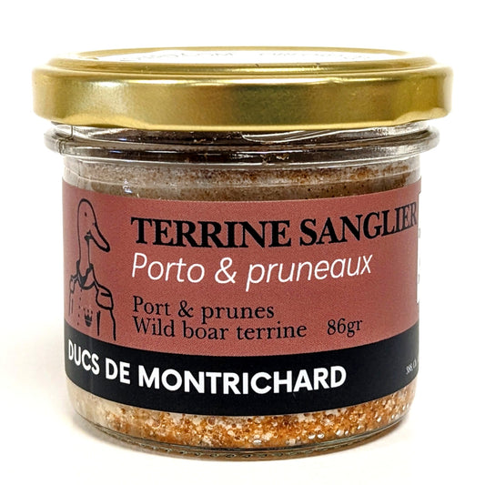 Terrine de sanglier Porto et pruneaux - Ducs de Montrichard