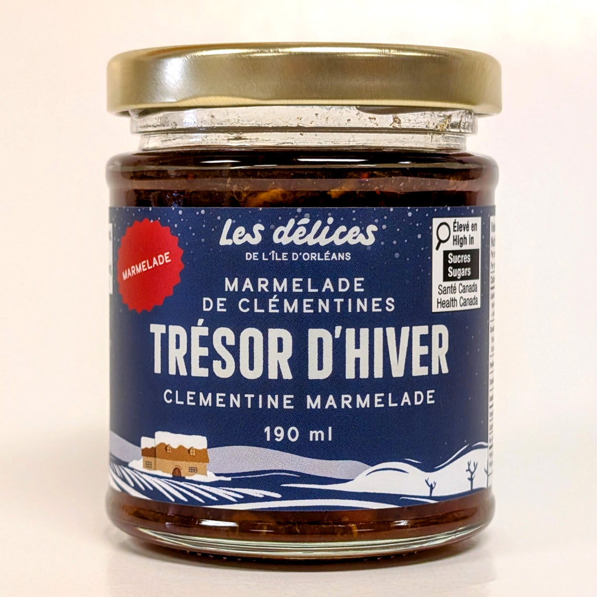 Trésor d'hiver - Marmelade de clémentines et canneberges | Les Délices de l'île d'Orléans