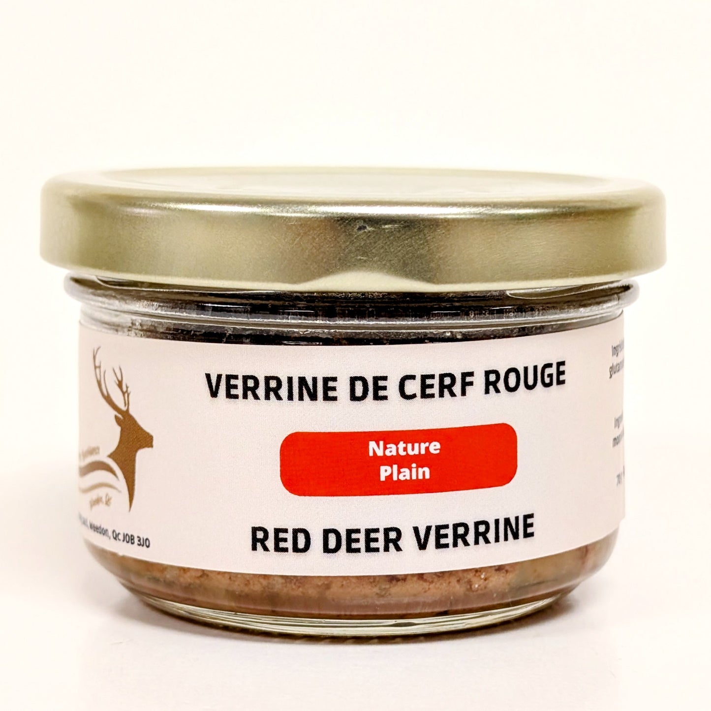 Verrine de cerf rouge nature - La Ferme Renaissance