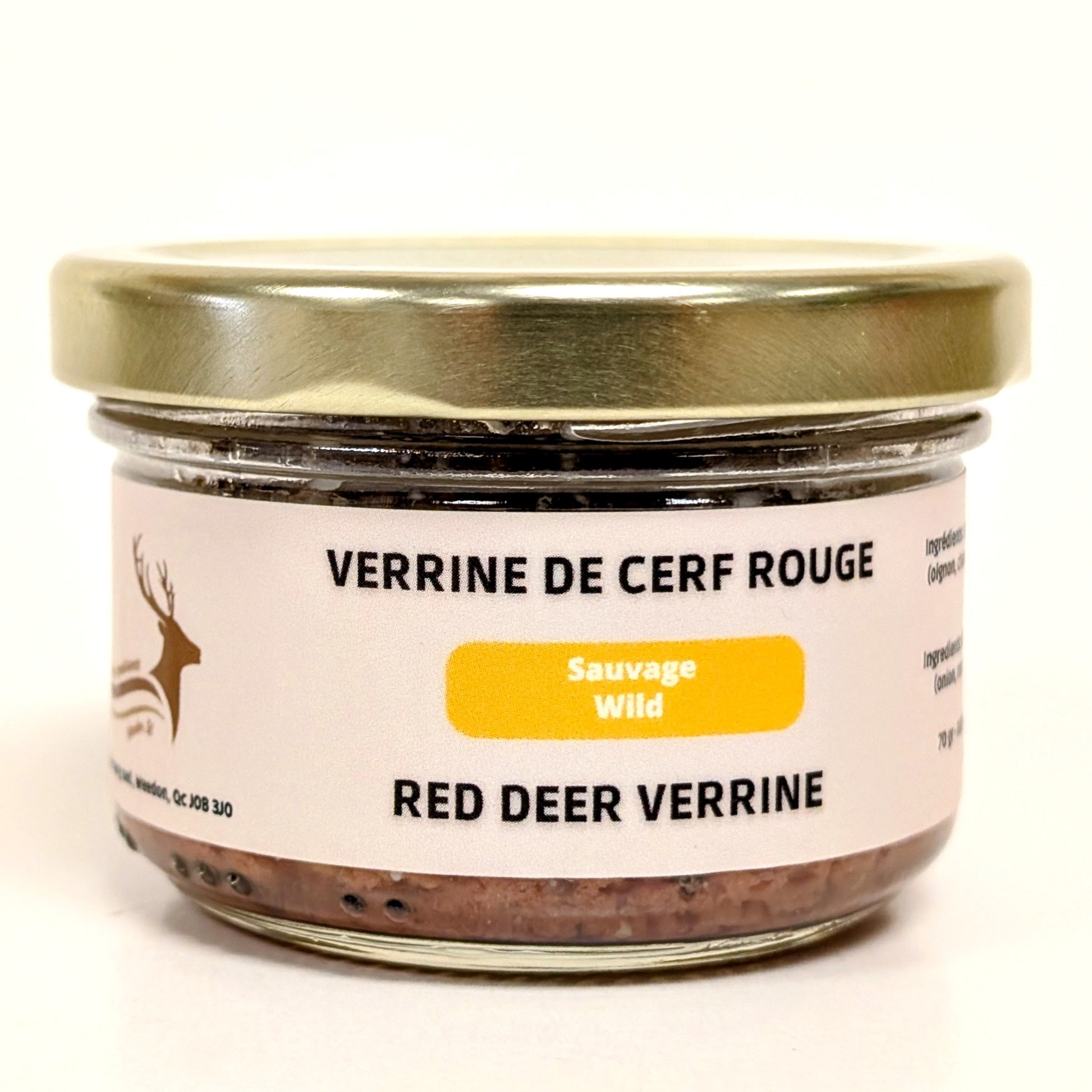 Verrine de cerf rouge Sauvage – La Ferme Renaissance