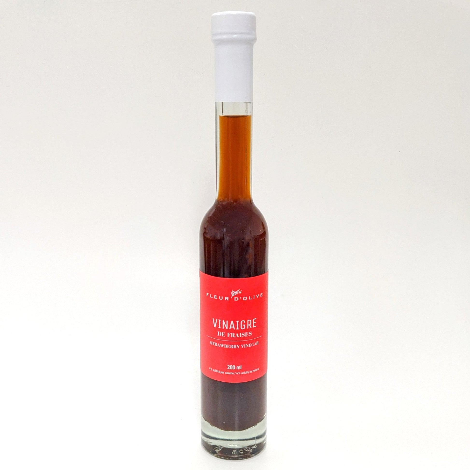 Vinaigre de fraises - Fleur d'olive