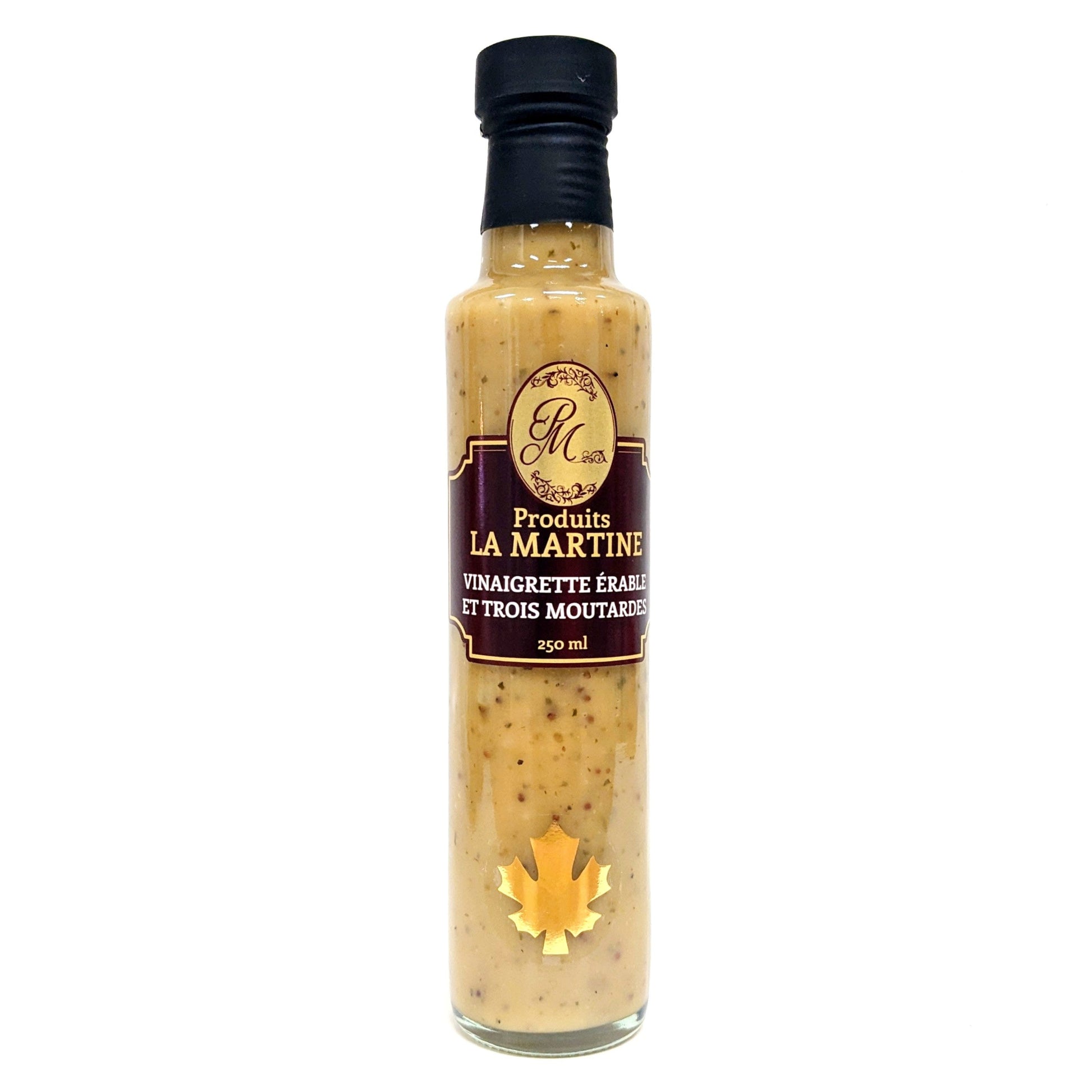 Vinaigrette érable et trois moutardes - Produits La Martine
