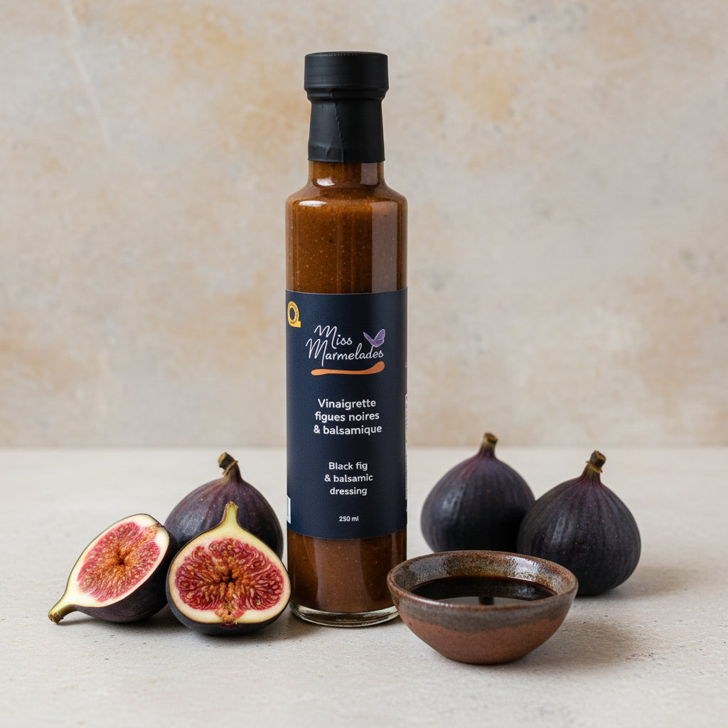 Vinaigrette figues noires et balsamique - Miss Marmelades