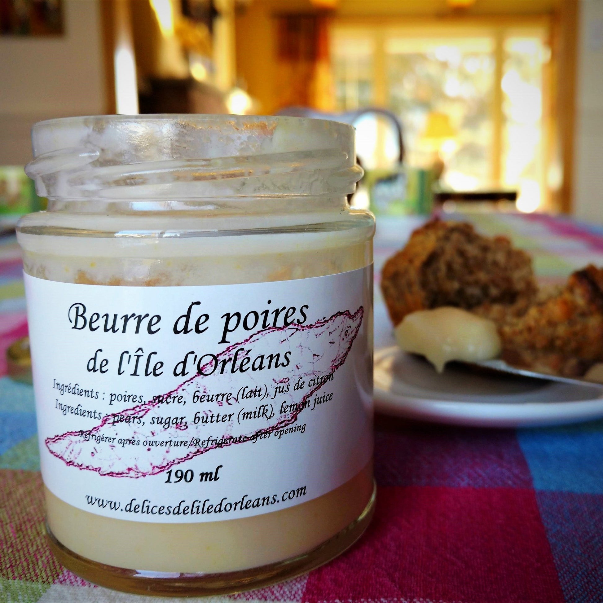 Beurre de poires de l'Île d'Orléans