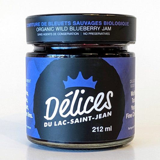 Confiture de bleuets sauvages - Délices du Lac-Saint-Jean
