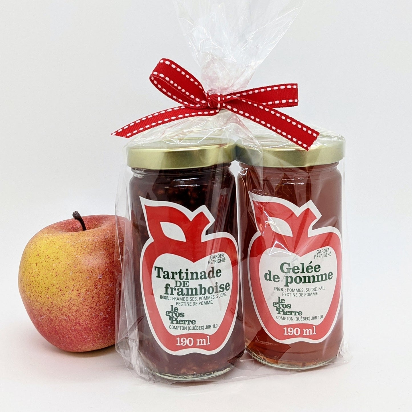 Duo de tartinades Framboises et pommes