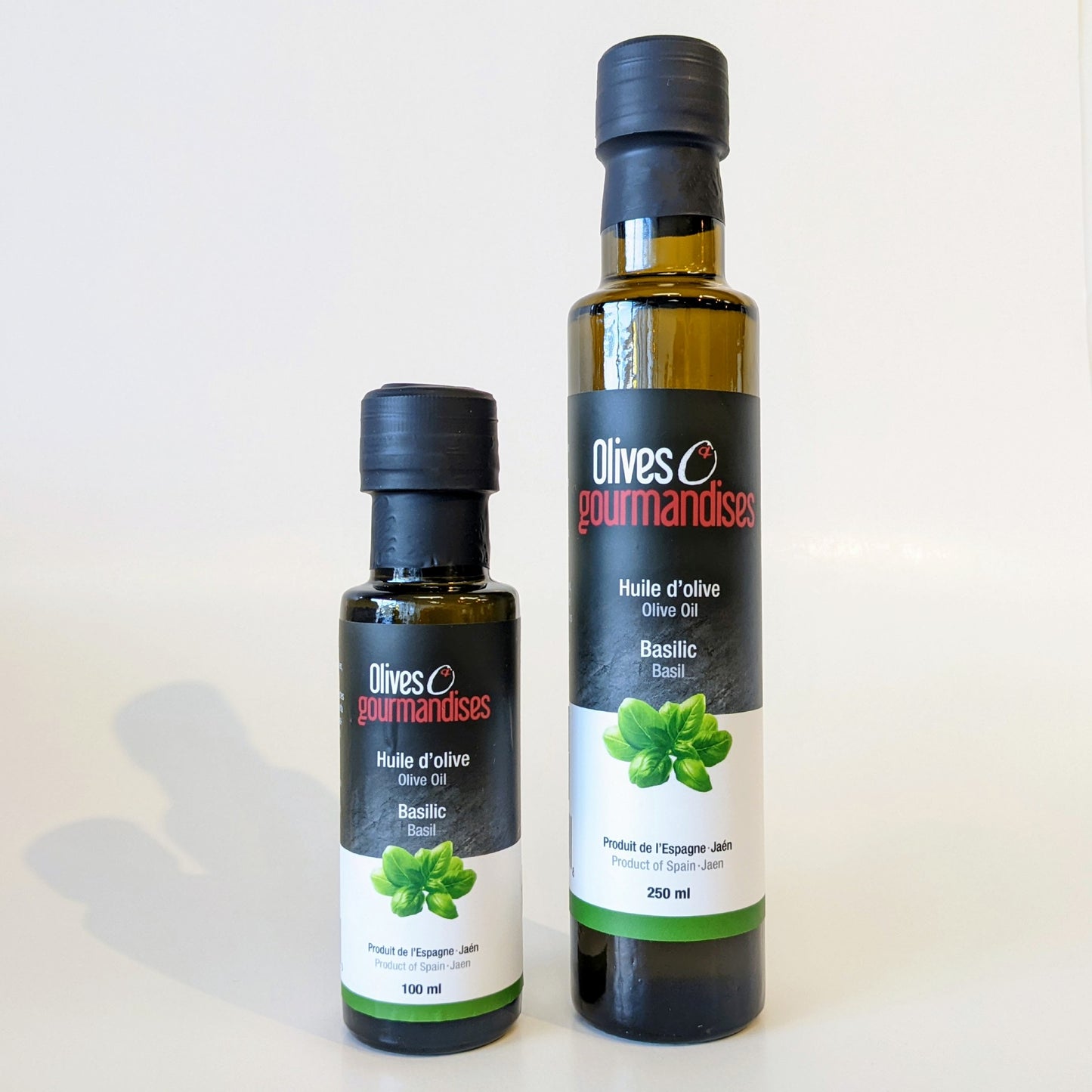 Basilic - Huile d'olive - Olives et gourmandises