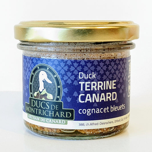 Terrine pur canard cognac et bleuets Ducs de Montrichard